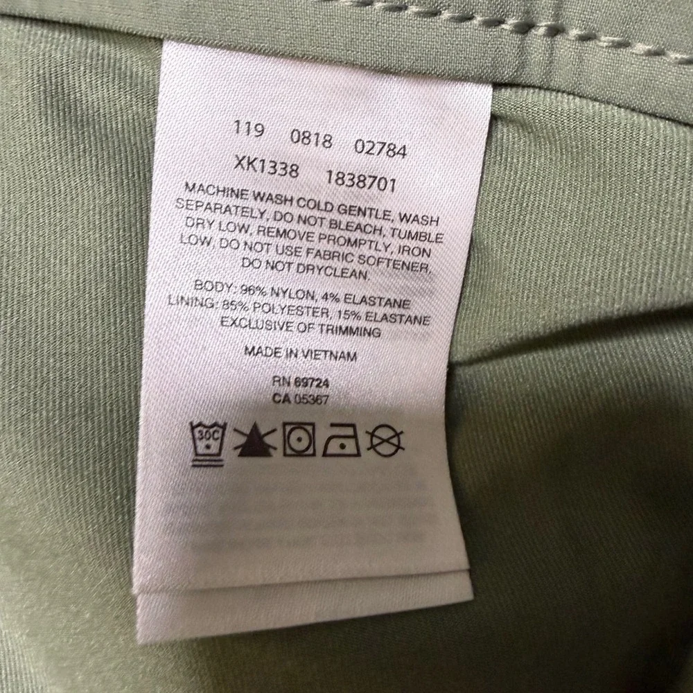 Columbia Skort Women XL Green Anytime Casual Omni-Shield Active Hiking Outdoor